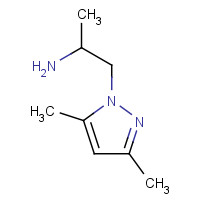 936940-34-0 1-(3,5-Dimethyl-1H-pyrazol-1-yl)propan-2-amine chemical structure