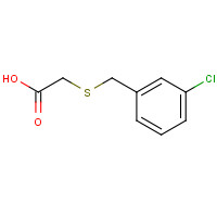 34722-33-3 [(3-Chlorobenzyl)thio]acetic acid chemical structure