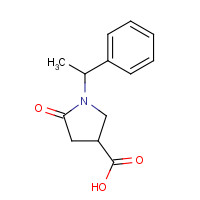 99735-43-0 5-Oxo-1-(1-phenylethyl)pyrrolidine-3-carboxylic acid chemical structure