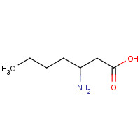 104883-48-9 3-Aminoheptanoic acid chemical structure