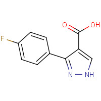 618383-44-1 3-(4-Fluorophenyl)-1H-pyrazole-4-carboxylic acid chemical structure