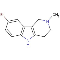 5055-01-6 8-Bromo-2-methyl-2,3,4,5-tetrahydro-1H-pyrido[4,3-b]indole chemical structure