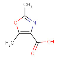 23000-14-8 2,5-Dimethyl-1,3-oxazole-4-carboxylic acid chemical structure