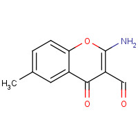 68301-75-7 2-Amino-6-methyl-4-oxo-4H-chromene-3-carbaldehyde chemical structure