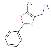 132451-28-6 [(5-Methyl-2-phenyl-1,3-oxazol-4-yl)methyl]amine chemical structure