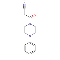 14761-40-1 3-Oxo-3-(4-phenylpiperazino)propanenitrile chemical structure