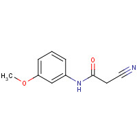 91818-29-0 2-Cyano-N-(3-methoxyphenyl)acetamide chemical structure