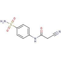 32933-40-7 N-[4-(Aminosulfonyl)phenyl]-2-cyanoacetamide chemical structure