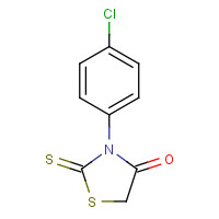 13037-55-3 3-(4-Chlorophenyl)-2-thioxo-1,3-thiazolidin-4-one chemical structure