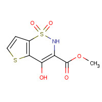 98827-44-2 Methyl 4-hydroxy-2H-thieno[2,3-e][1,2]thiazine-3-carboxylate 1,1-dioxide chemical structure