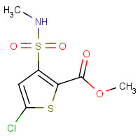 70374-37-7 Methyl 5-chloro-3-[(methylamino)sulfonyl]-thiophene-2-carboxylate chemical structure