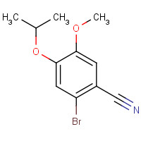 515846-11-4 2-Bromo-4-isopropoxy-5-methoxybenzonitrile chemical structure
