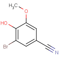 52805-45-5 3-Bromo-4-hydroxy-5-methoxybenzonitrile chemical structure