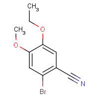 515847-20-8 2-Bromo-5-ethoxy-4-methoxybenzonitrile chemical structure