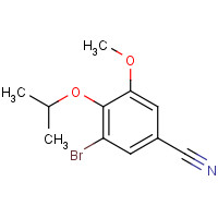 515848-62-1 3-Bromo-4-isopropoxy-5-methoxybenzonitrile chemical structure
