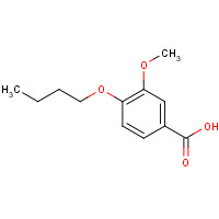 3535-34-0 4-Butoxy-3-methoxybenzoic acid chemical structure