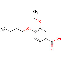 101268-36-4 4-Butoxy-3-ethoxybenzoic acid chemical structure