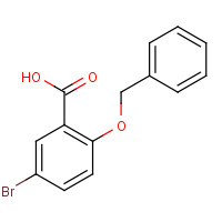 62176-31-2 2-(Benzyloxy)-5-bromobenzoic acid chemical structure