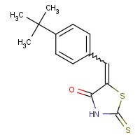 312607-49-1 (5E)-5-(4-tert-Butylbenzylidene)-2-mercapto-1,3-thiazol-4(5H)-one chemical structure