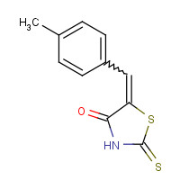 33992-80-2 (5E)-2-Mercapto-5-(4-methylbenzylidene)-1,3-thiazol-4(5H)-one chemical structure