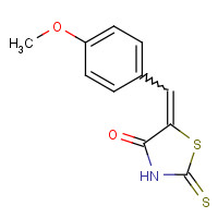 81154-16-7 (5E)-2-Mercapto-5-(4-methoxybenzylidene)-1,3-thiazol-4(5H)-one chemical structure