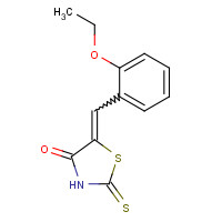 6319-50-2 (5E)-5-(2-Ethoxybenzylidene)-2-mercapto-1,3-thiazol-4(5H)-one chemical structure