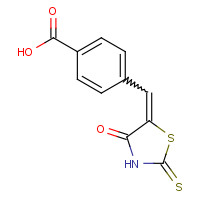 103987-82-2 4-[(E)-(2-Mercapto-4-oxo-1,3-thiazol-5(4H)-ylidene)methyl]benzoic acid chemical structure