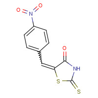 4120-64-3 (5E)-2-Mercapto-5-(4-nitrobenzylidene)-1,3-thiazol-4(5H)-one chemical structure