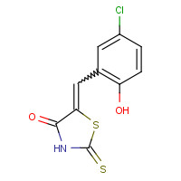 6320-49-6 (5E)-5-(5-Chloro-2-hydroxybenzylidene)-2-mercapto-1,3-thiazol-4(5H)-one chemical structure