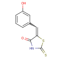 37530-35-1 (5E)-5-(3-Hydroxybenzylidene)-2-mercapto-1,3-thiazol-4(5H)-one chemical structure