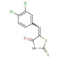 6326-22-3 (5E)-5-(3,4-Dichlorobenzylidene)-2-mercapto-1,3-thiazol-4(5H)-one chemical structure