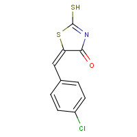 81154-18-9 (5E)-5-(4-Chlorobenzylidene)-2-mercapto-1,3-thiazol-4(5H)-one chemical structure