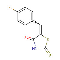 402-93-7 (5E)-5-(4-Fluorobenzylidene)-2-mercapto-1,3-thiazol-4(5H)-one chemical structure