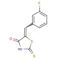 349-33-7 (5E)-5-(3-Fluorobenzylidene)-2-mercapto-1,3-thiazol-4(5H)-one chemical structure