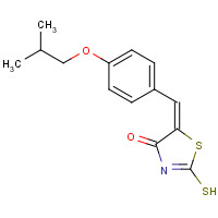 164520-75-6 (5E)-5-(4-Isobutoxybenzylidene)-2-mercapto-1,3-thiazol-4(5H)-one chemical structure