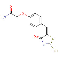 359596-38-6 2-{4-[(E)-(2-Mercapto-4-oxo-1,3-thiazol-5(4H)-ylidene)methyl]phenoxy}acetamide chemical structure