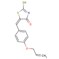 361184-37-4 (5E)-5-[4-(Allyloxy)benzylidene]-2-mercapto-1,3-thiazol-4(5H)-one chemical structure