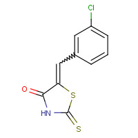23622-20-0 (5E)-5-(3-Chlorobenzylidene)-2-mercapto-1,3-thiazol-4(5H)-one chemical structure
