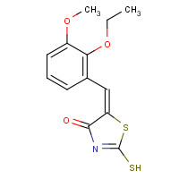 669747-24-4 (5E)-5-(2-Ethoxy-3-methoxybenzylidene)-2-mercapto-1,3-thiazol-4(5H)-one chemical structure