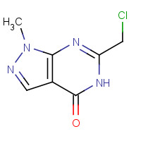 931075-55-7 6-(Chloromethyl)-1-methyl-1,5-dihydro-4H-pyrazolo[3,4-d]pyrimidin-4-one chemical structure