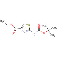 302964-01-8 Ethyl 2-[(tert-butoxycarbonyl)amino]-1,3-thiazole-4-carboxylate chemical structure