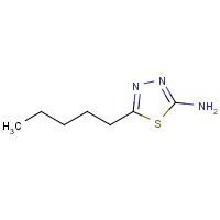 52057-90-6 5-Pentyl-1,3,4-thiadiazol-2-amine chemical structure