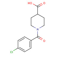 379724-54-6 1-(4-Chlorobenzoyl)-4-piperidinecarboxylic acid chemical structure