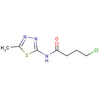 392244-44-9 4-Chloro-N-(5-methyl-1,3,4-thiadiazol-2-yl)-butanamide chemical structure