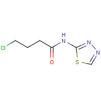 544700-56-3 4-Chloro-N-1,3,4-thiadiazol-2-ylbutanamide chemical structure
