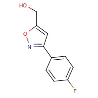 206055-89-2 [3-(4-Fluorophenyl)isoxazol-5-yl]methanol chemical structure