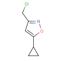1060817-59-5 3-(Chloromethyl)-5-cyclopropylisoxazole chemical structure