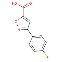 618383-48-5 3-(4-Fluorophenyl)isoxazole-5-carboxylic acid chemical structure