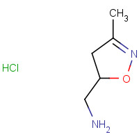 1185301-13-6 [(3-Methyl-4,5-dihydroisoxazol-5-yl)methyl]amine hydrochloride chemical structure