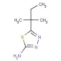 89881-38-9 5-(1,1-Dimethylpropyl)-1,3,4-thiadiazol-2-amine chemical structure